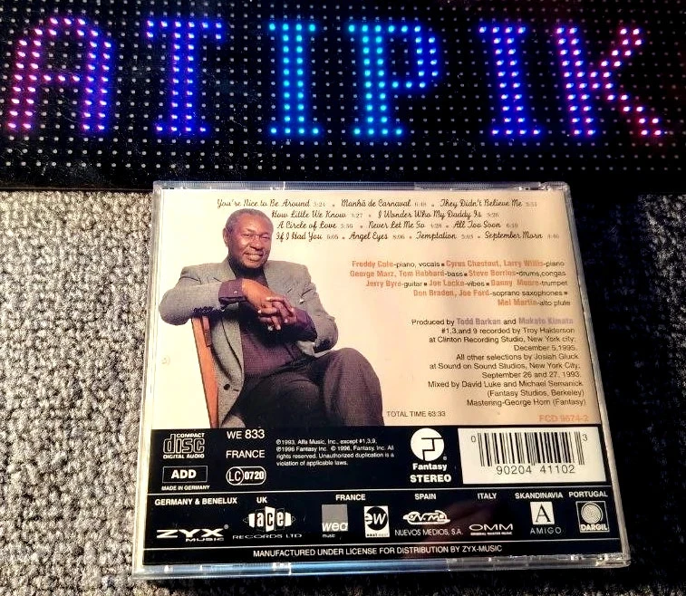 🎷 Freddy Cole - A Circle Of Love - Jazz Rare Import Allemagne 🎶 – photo 2